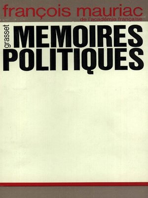 cover image of Mémoires politiques